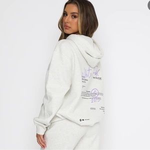 WHITE FOX BOUTIQUE New Way Hoodie L/xl Grey